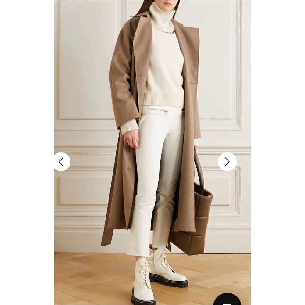 Veronica B Metro Crop Stretch-twill Flared Pants 2